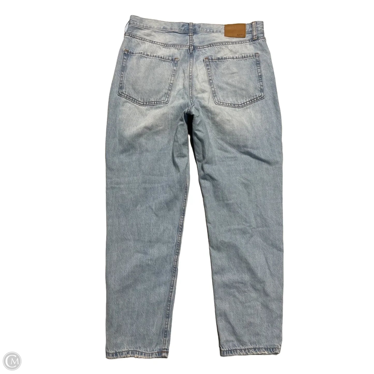 Jeans Straight By Aeropostale In Blue Denim, Size: 10