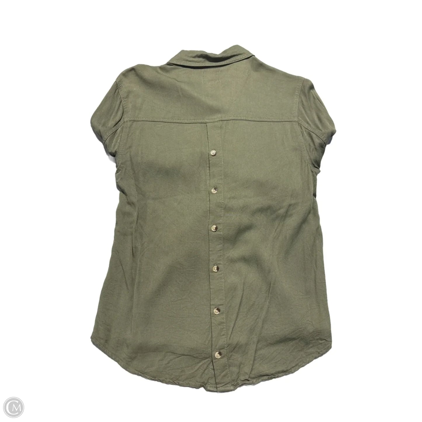 Top Long Sleeve By Harper In Green, Size: Xs
