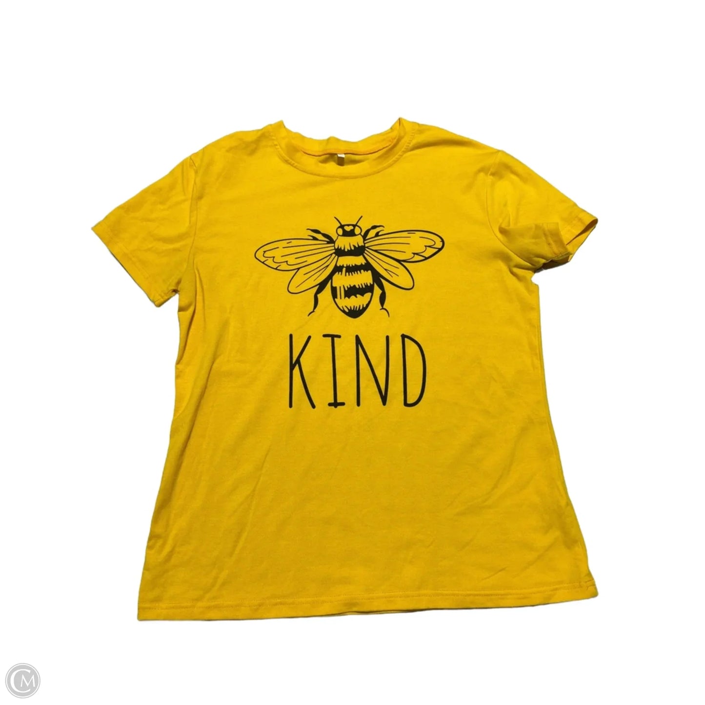 Top Short Sleeve By Cmc In Yellow, Size: M