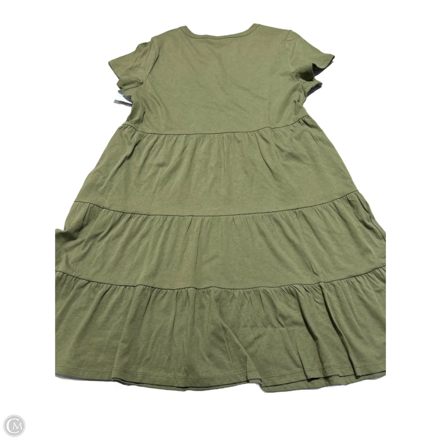 Dress Casual Short By Time And Tru In Green, Size: L