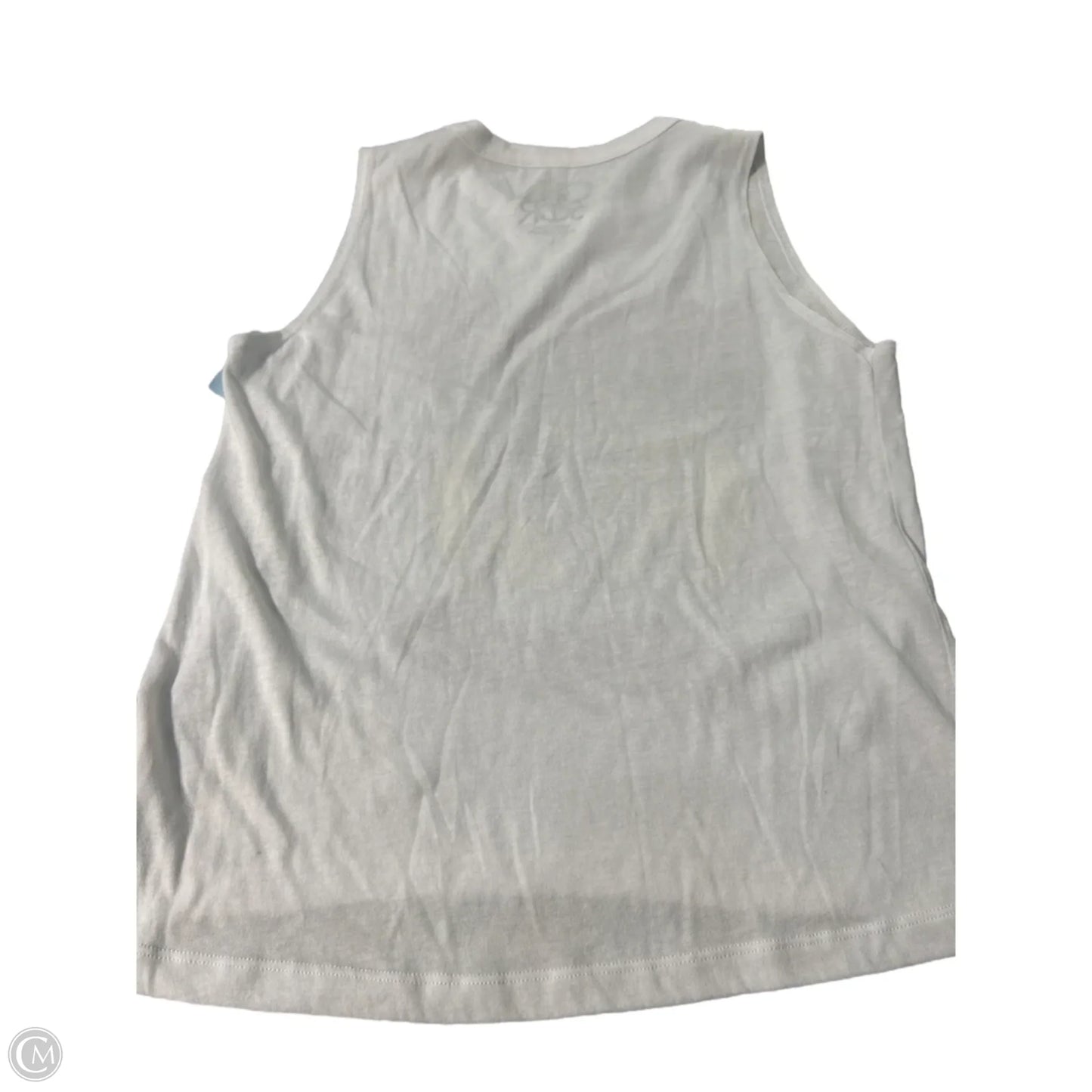 Tank Top By Chaser In White, Size: L