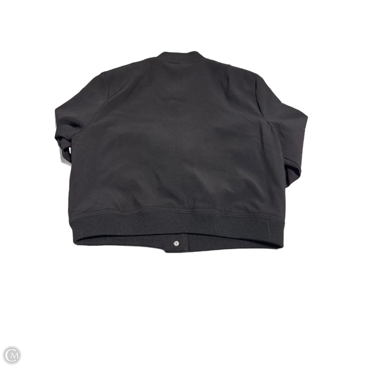 Jacket Fleece By Nine West In Black, Size: M