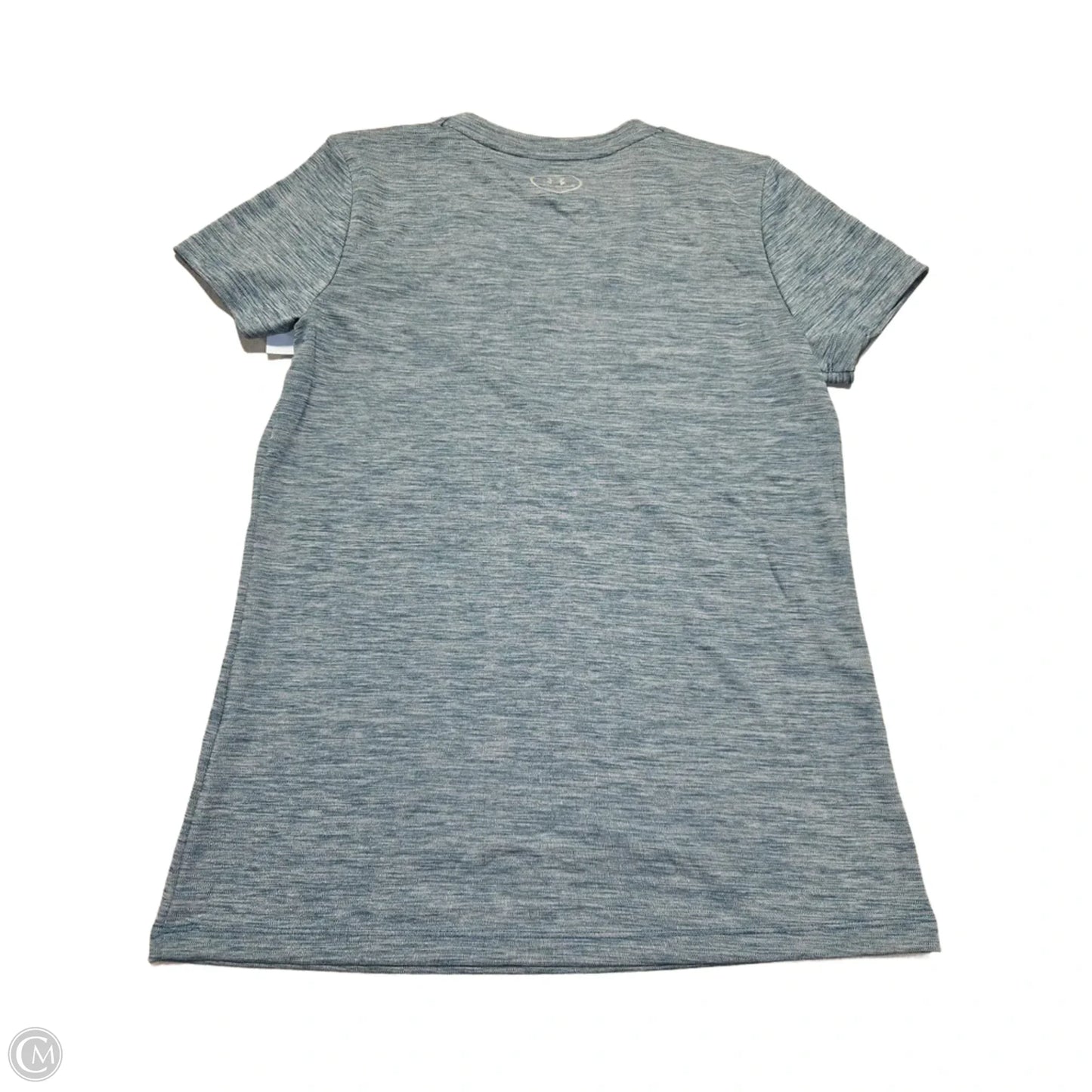 Athletic Top Short Sleeve By Under Armour In Teal, Size: S