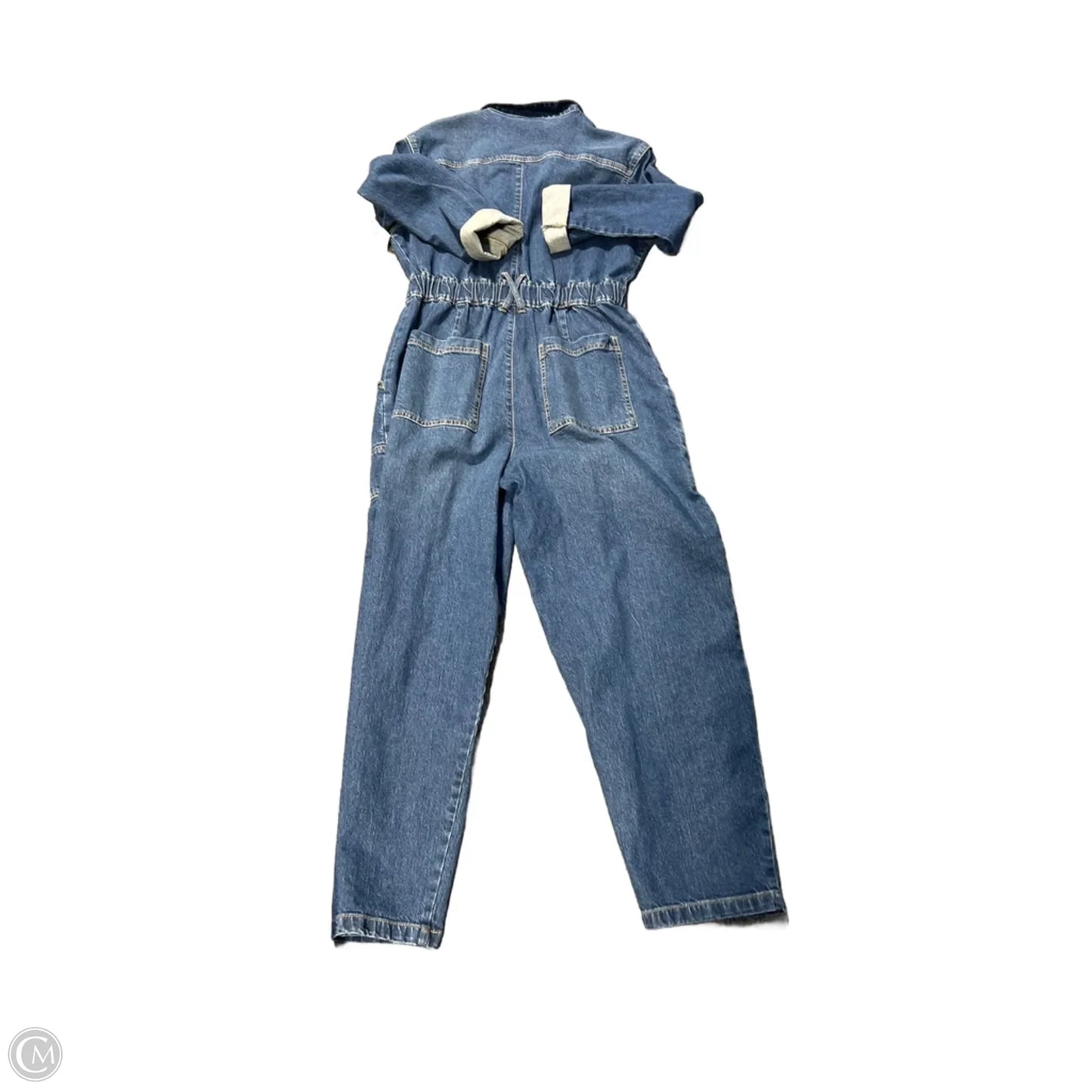 Jumpsuit By Universal Thread In Blue Denim, Size: M