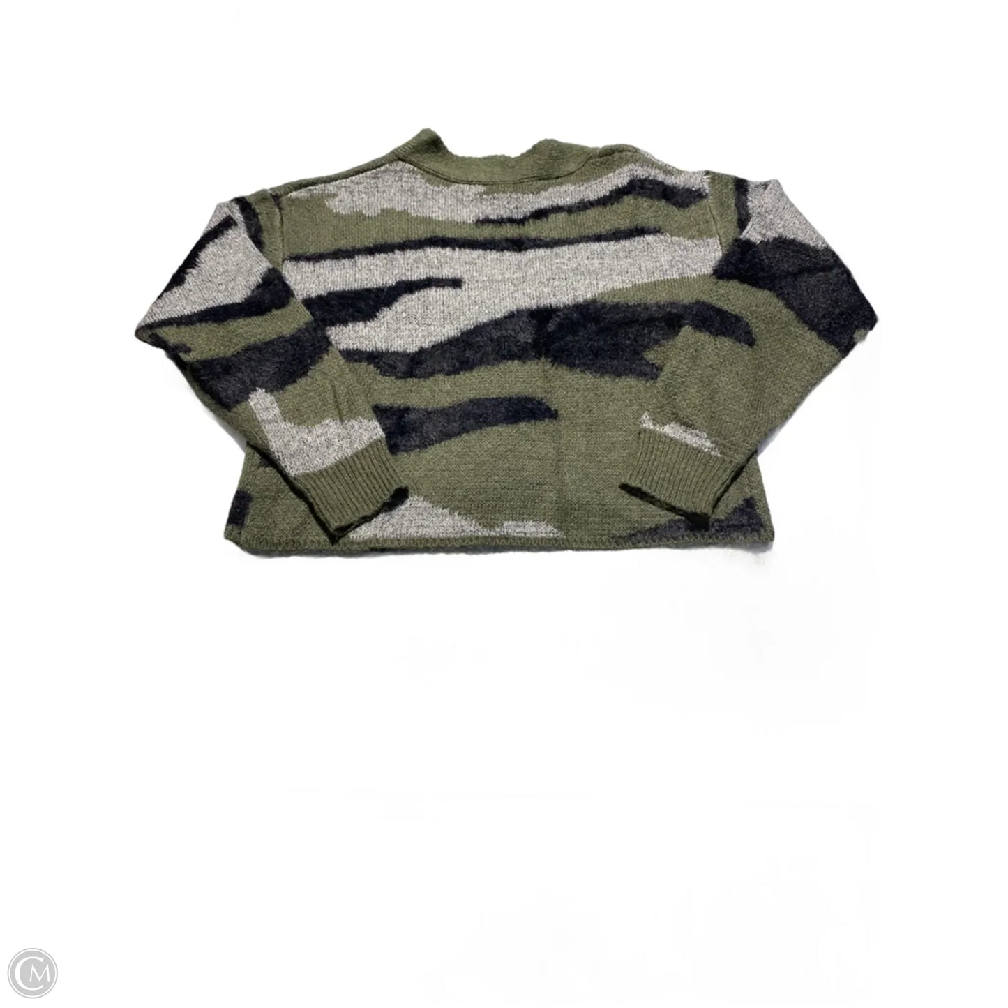 Cardigan By Cmc In Camouflage Print, Size: L