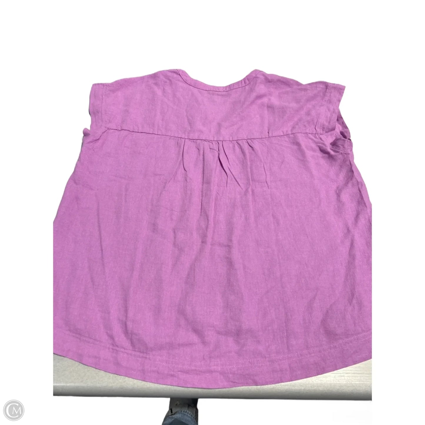 Blouse Short Sleeve By Splendid In Purple, Size: M