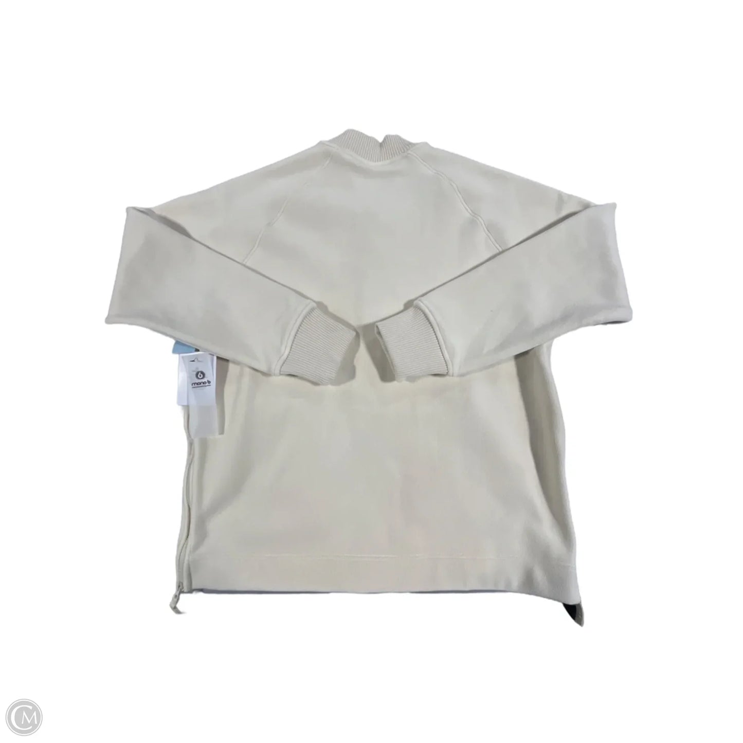 Jacket Fleece By Mono B In Cream, Size: L