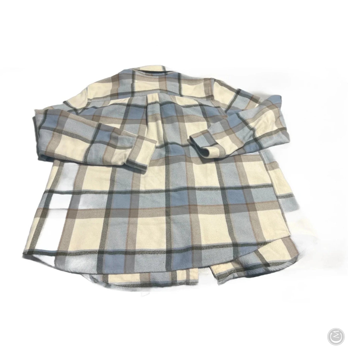 Top Long Sleeve By Patagonia In Plaid Pattern, Size: Xl