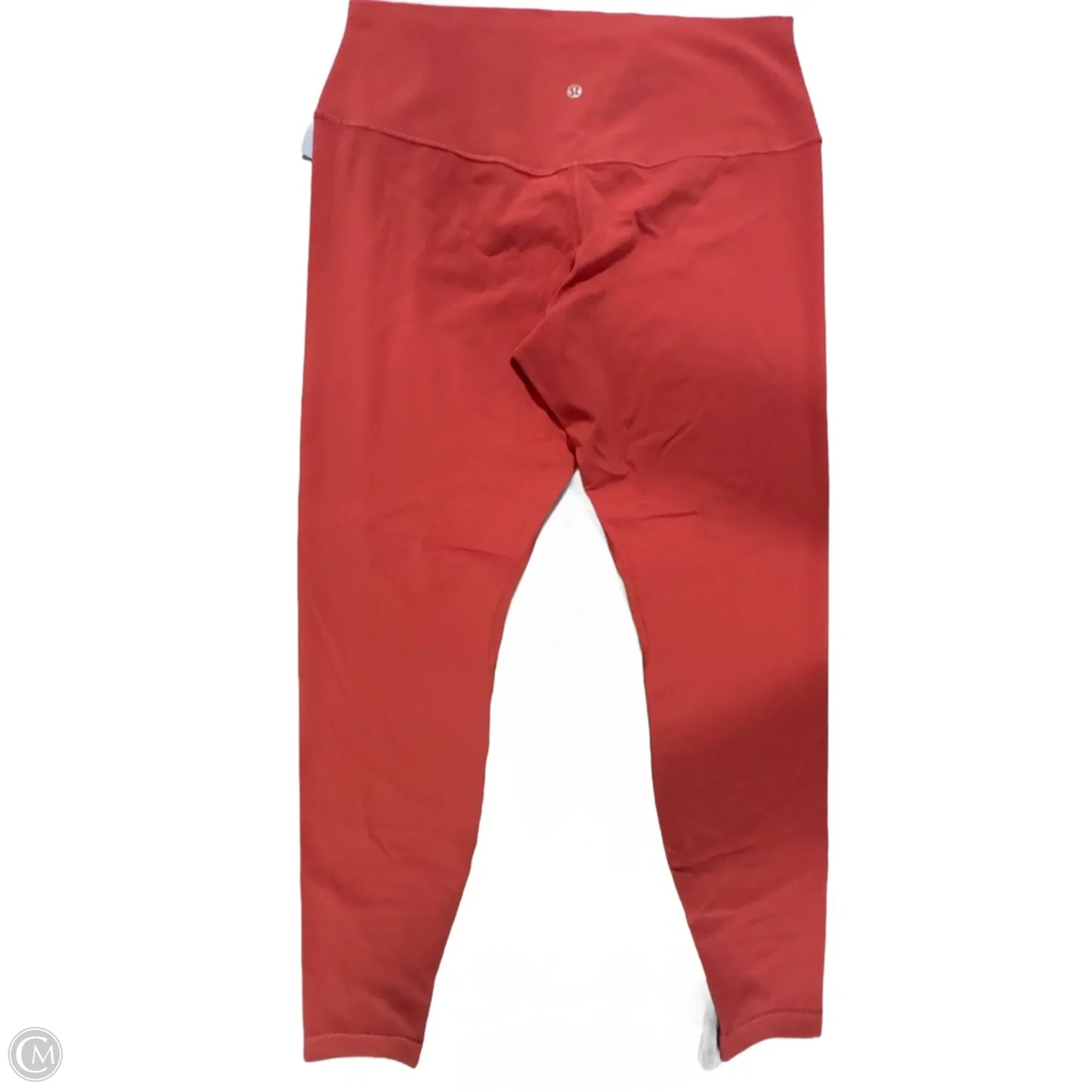 Athletic Leggings By Lululemon In Red, Size: 14