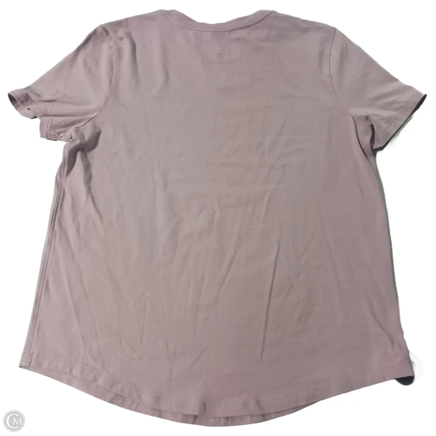 Athletic Top Short Sleeve By Lululemon In Purple, Size: S