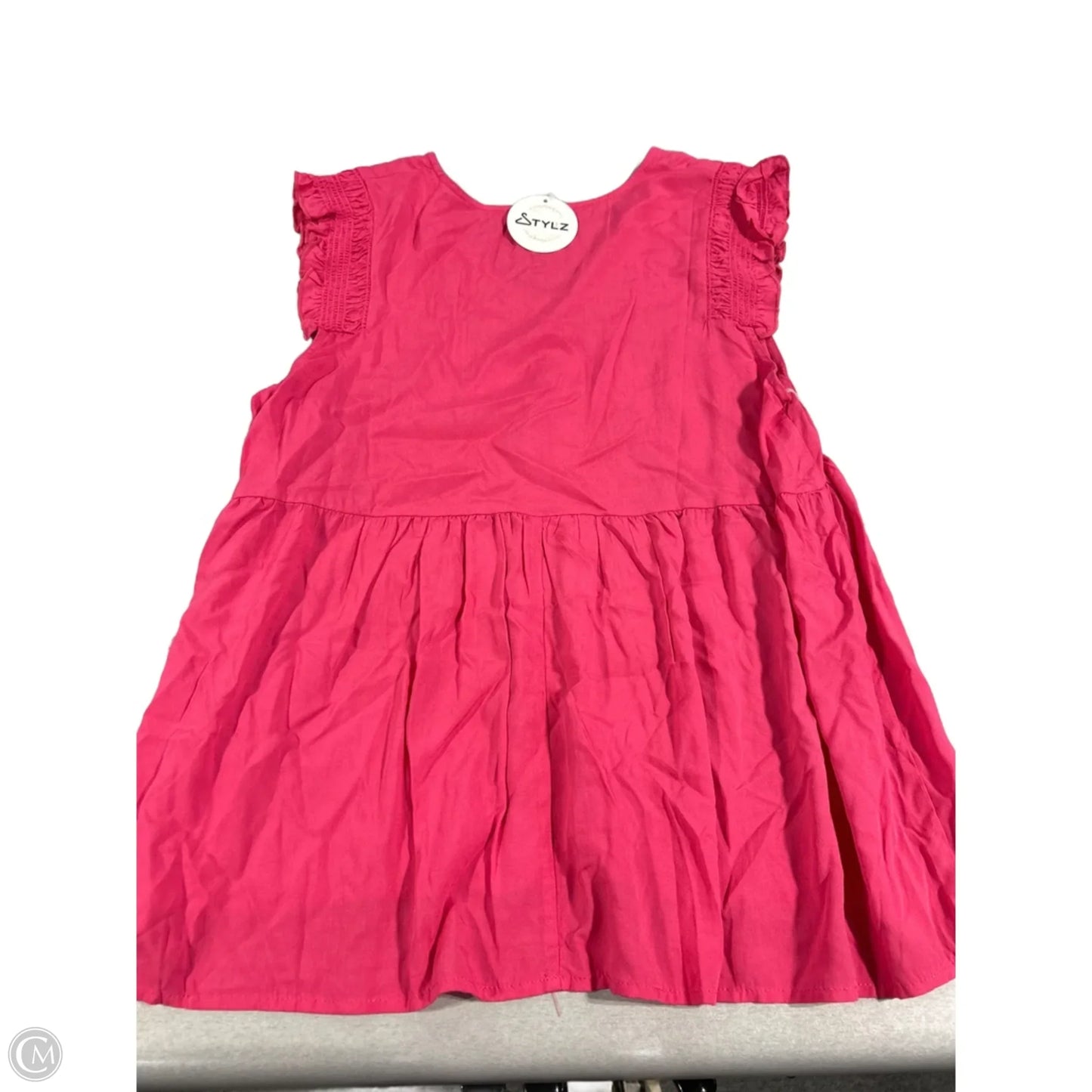 Top Sleeveless By Staccato In Pink, Size: L