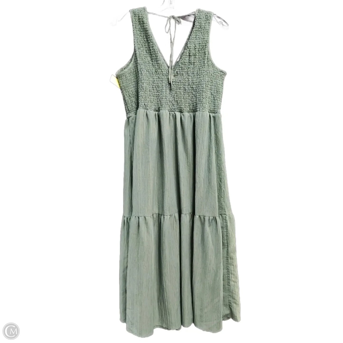 Dress Casual Maxi By Asos In Green, Size: 2x