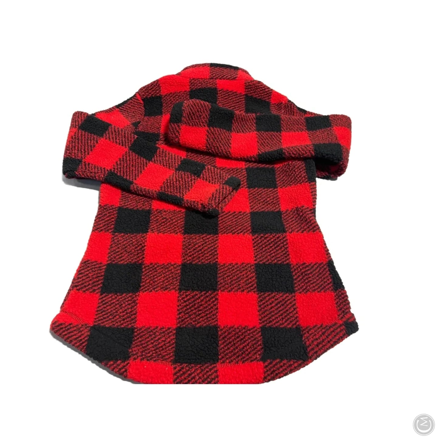 Jacket Fleece By Columbia In Black & Red, Size: S