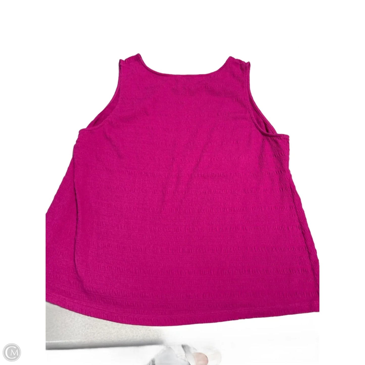 Tank Top By Croft And Barrow In Pink, Size: 2x