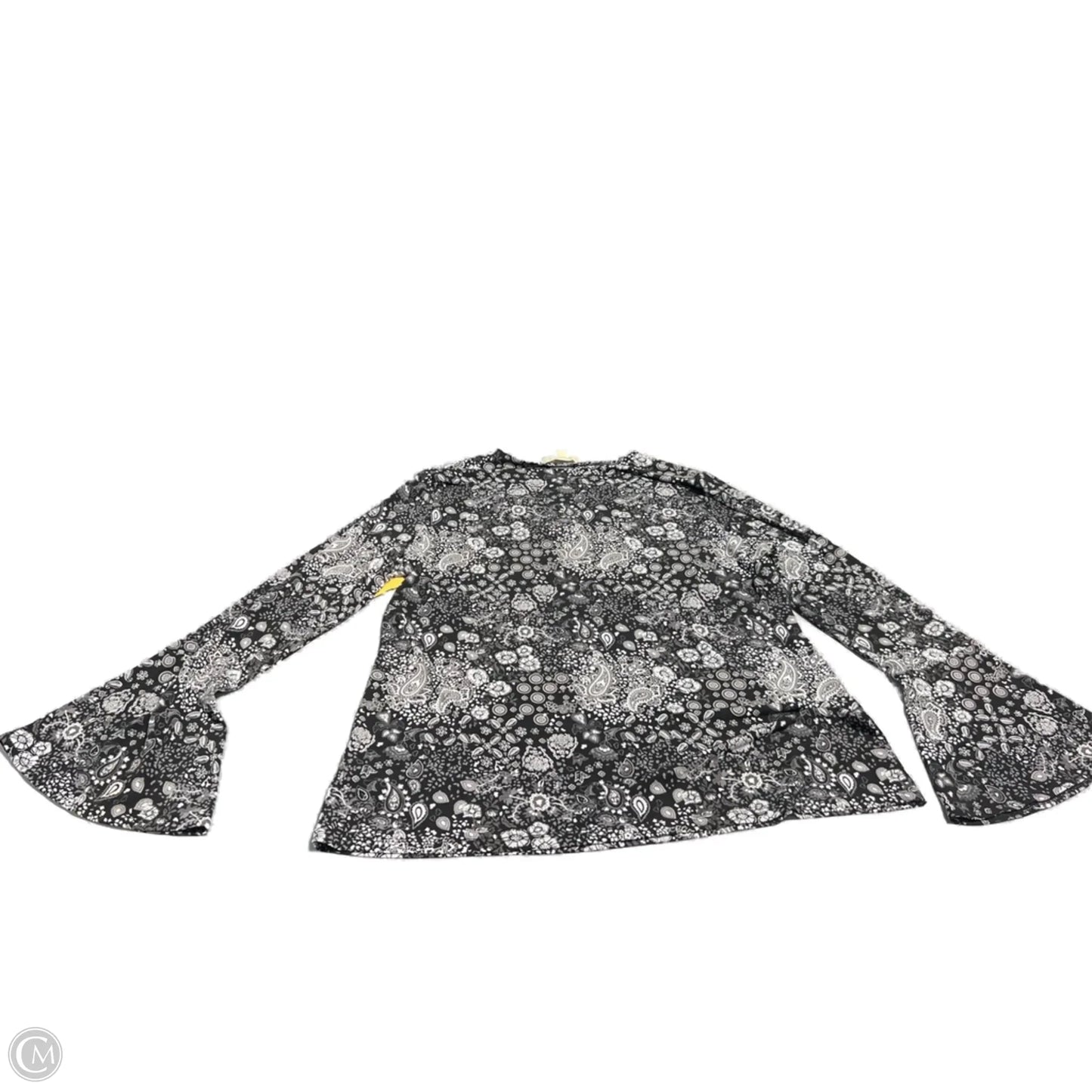 Top Long Sleeve Designer By Michael Kors In Black, Size: Xl