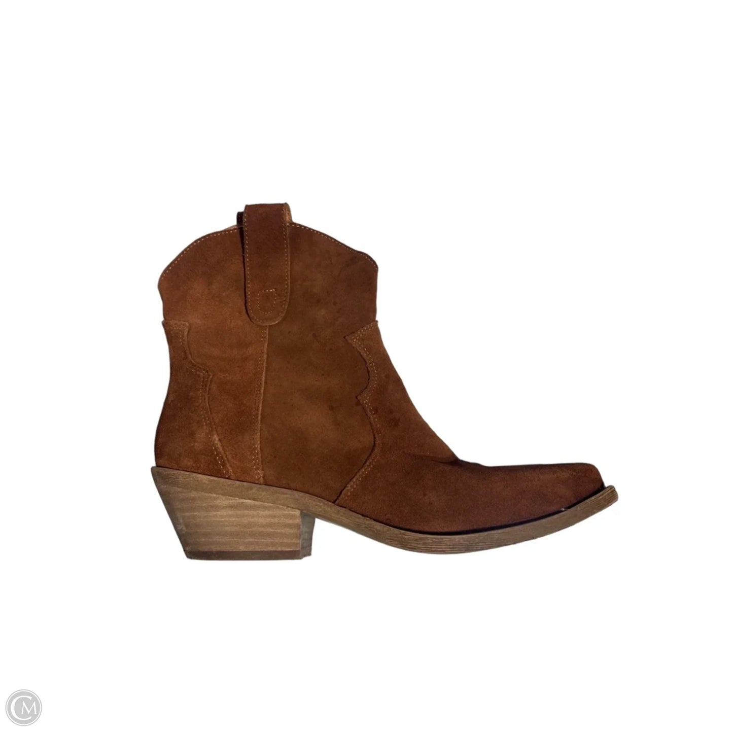 Boots Ankle Flats By Steve Madden In Brown, Size: 9