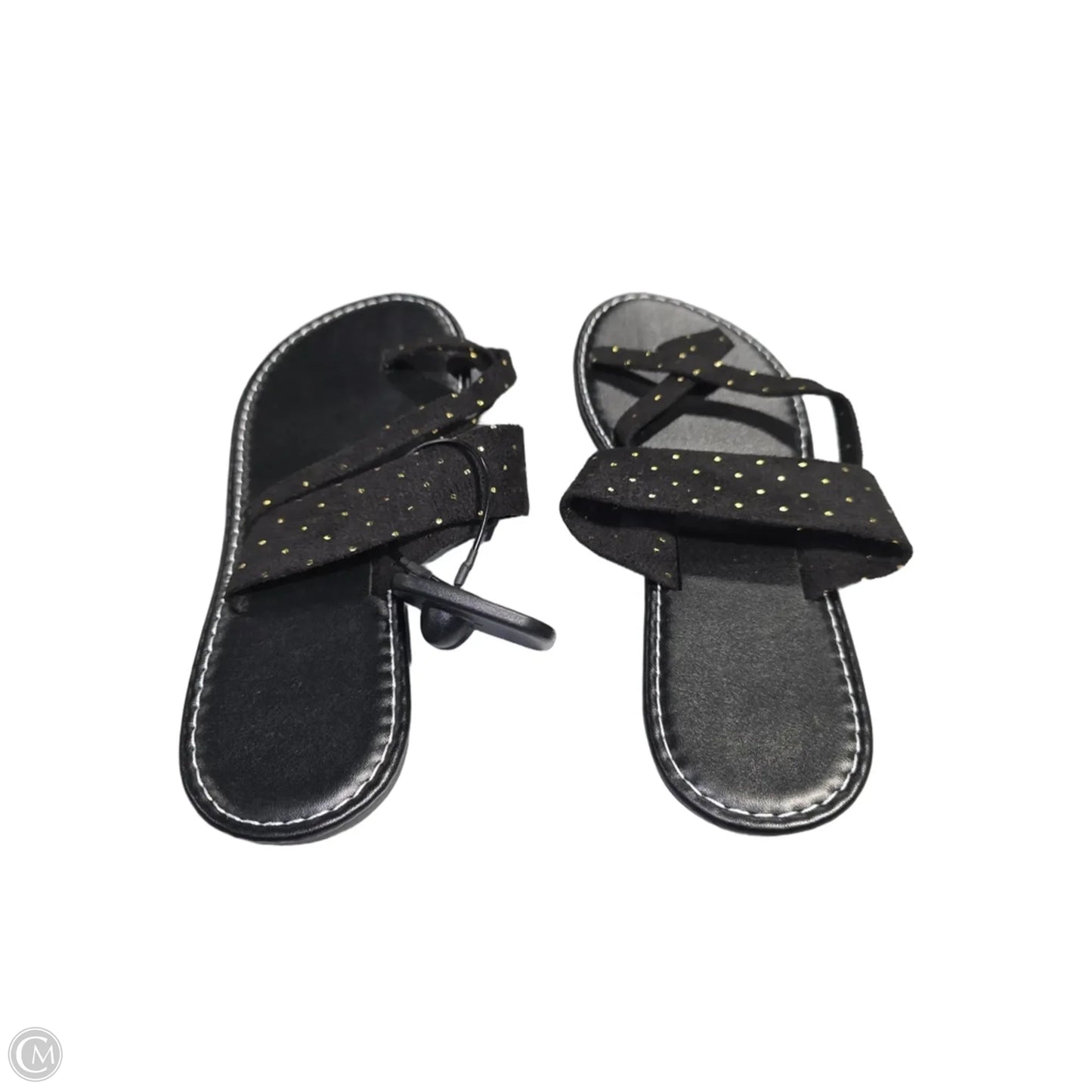 Sandals Flats By Cmc In Black, Size: 6.5