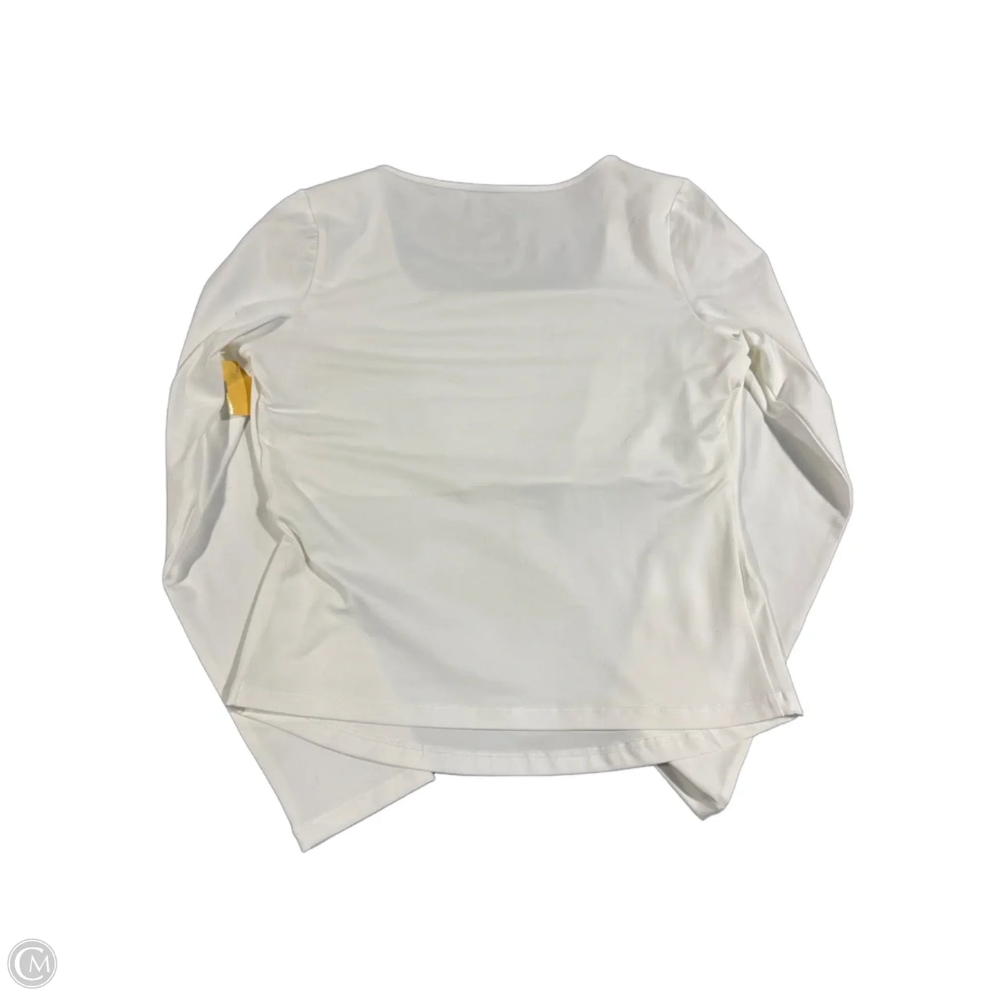 Top Long Sleeve By Trendy Queen In White, Size: L