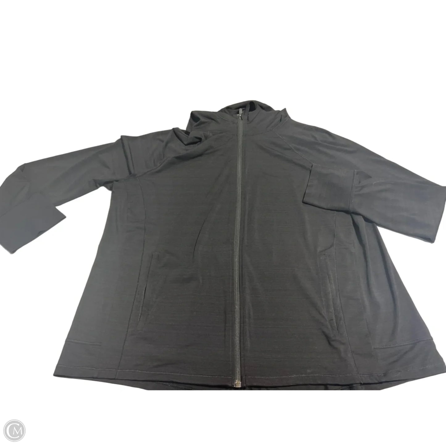 Athletic Jacket By Athleta In Black, Size: 2x