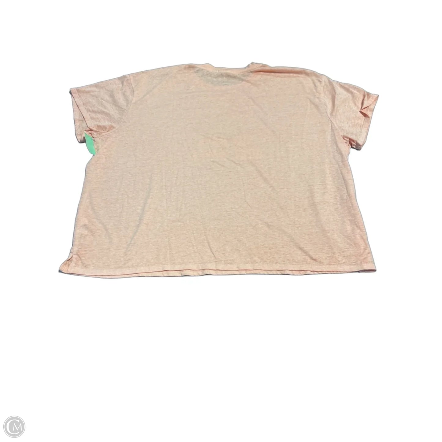 Top Short Sleeve Basic By Maurices In Orange, Size: 3x