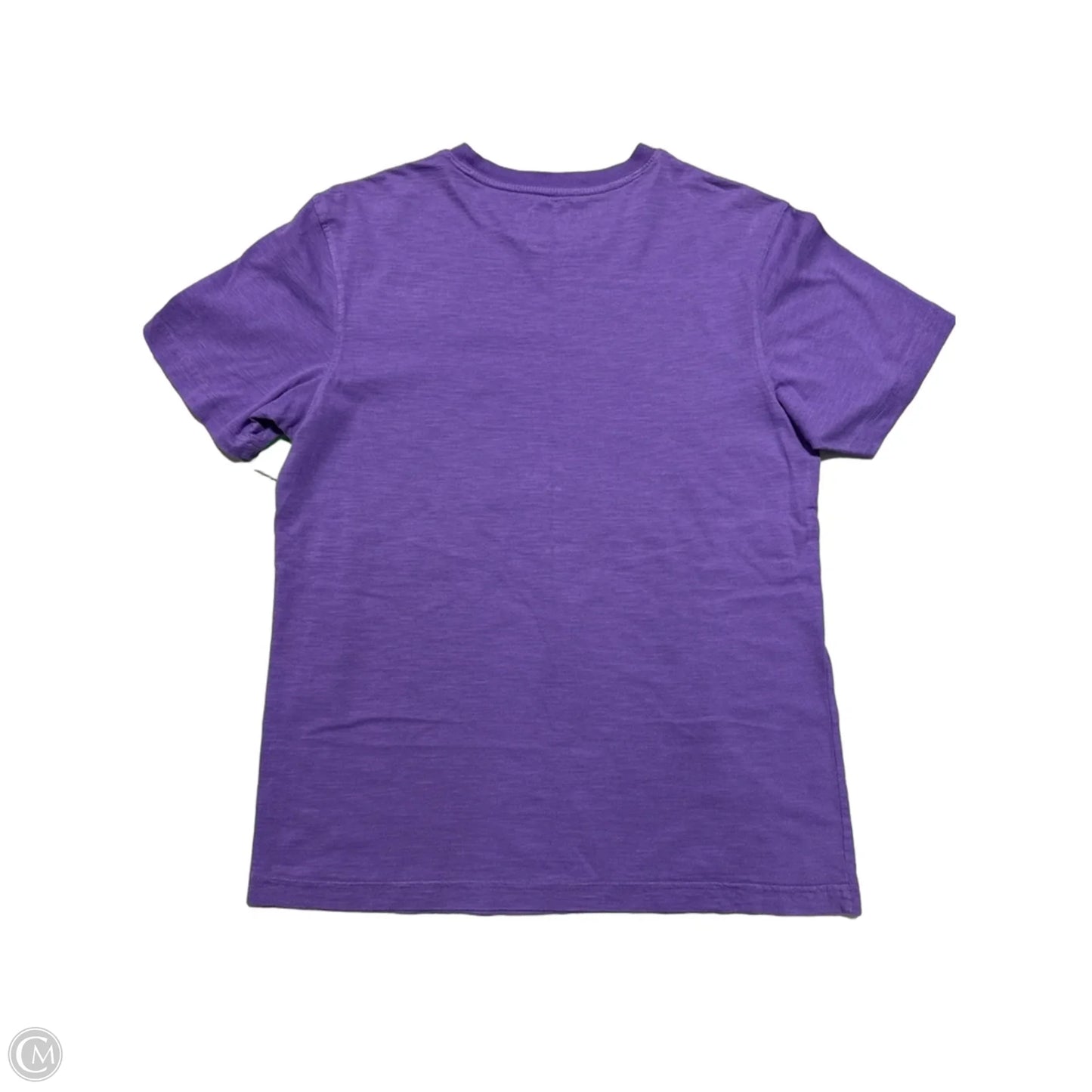Top Short Sleeve By Cmc In Purple, Size: M