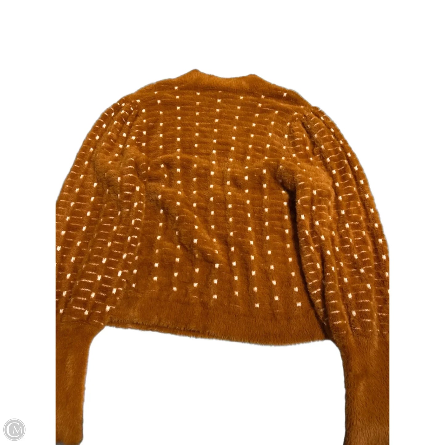Sweater By Ann Taylor In Orange, Size: L