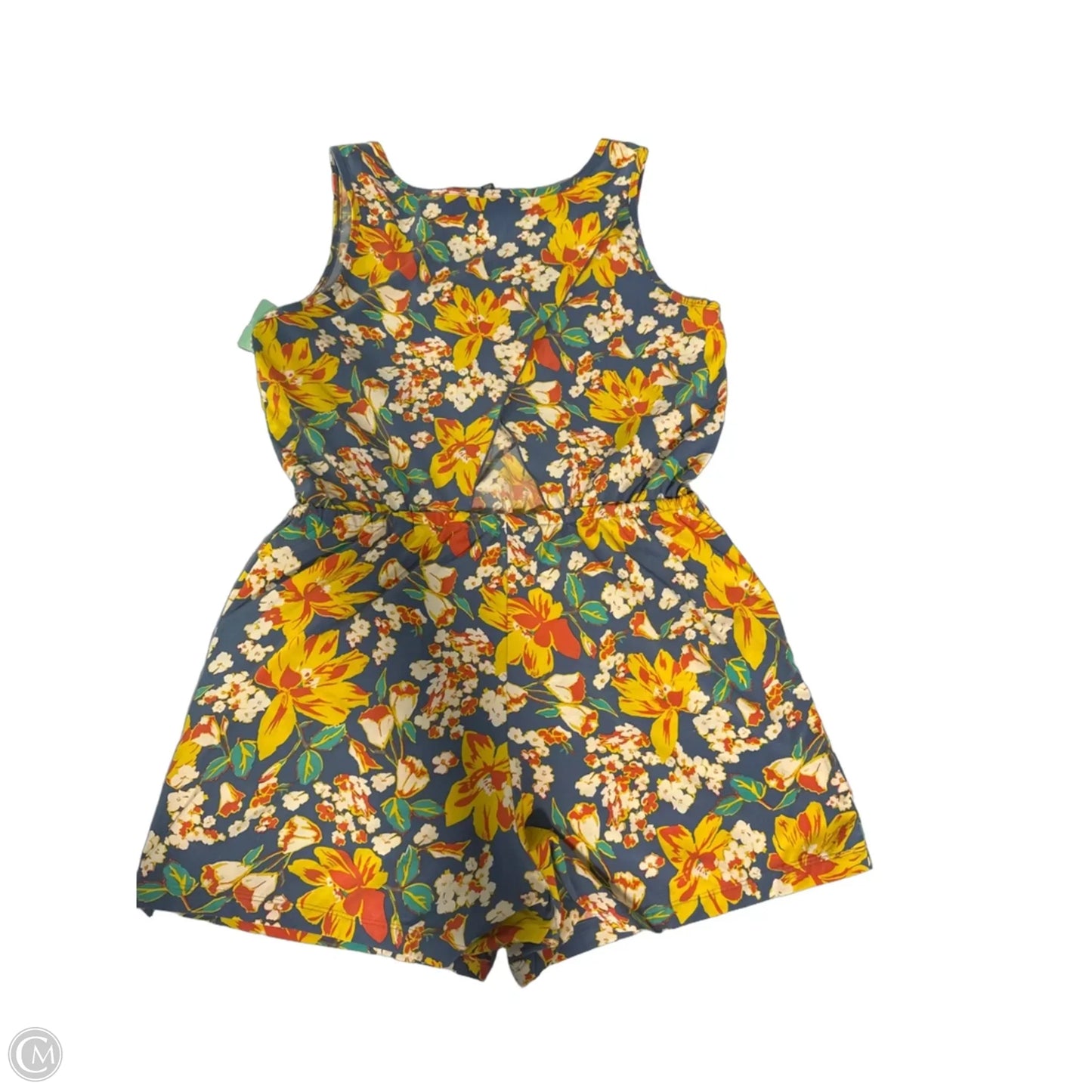 Romper By Toad & Co In Grey & Yellow, Size: M