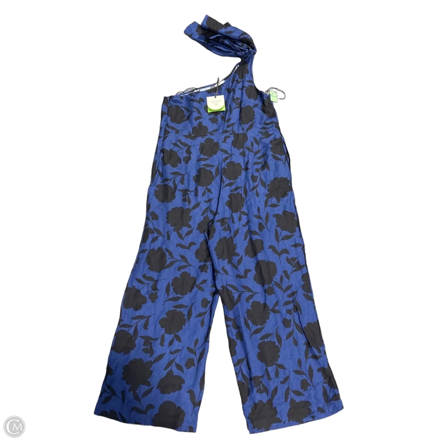 Jumpsuit Designer By Kate Spade In Black & Blue, Size: 1x