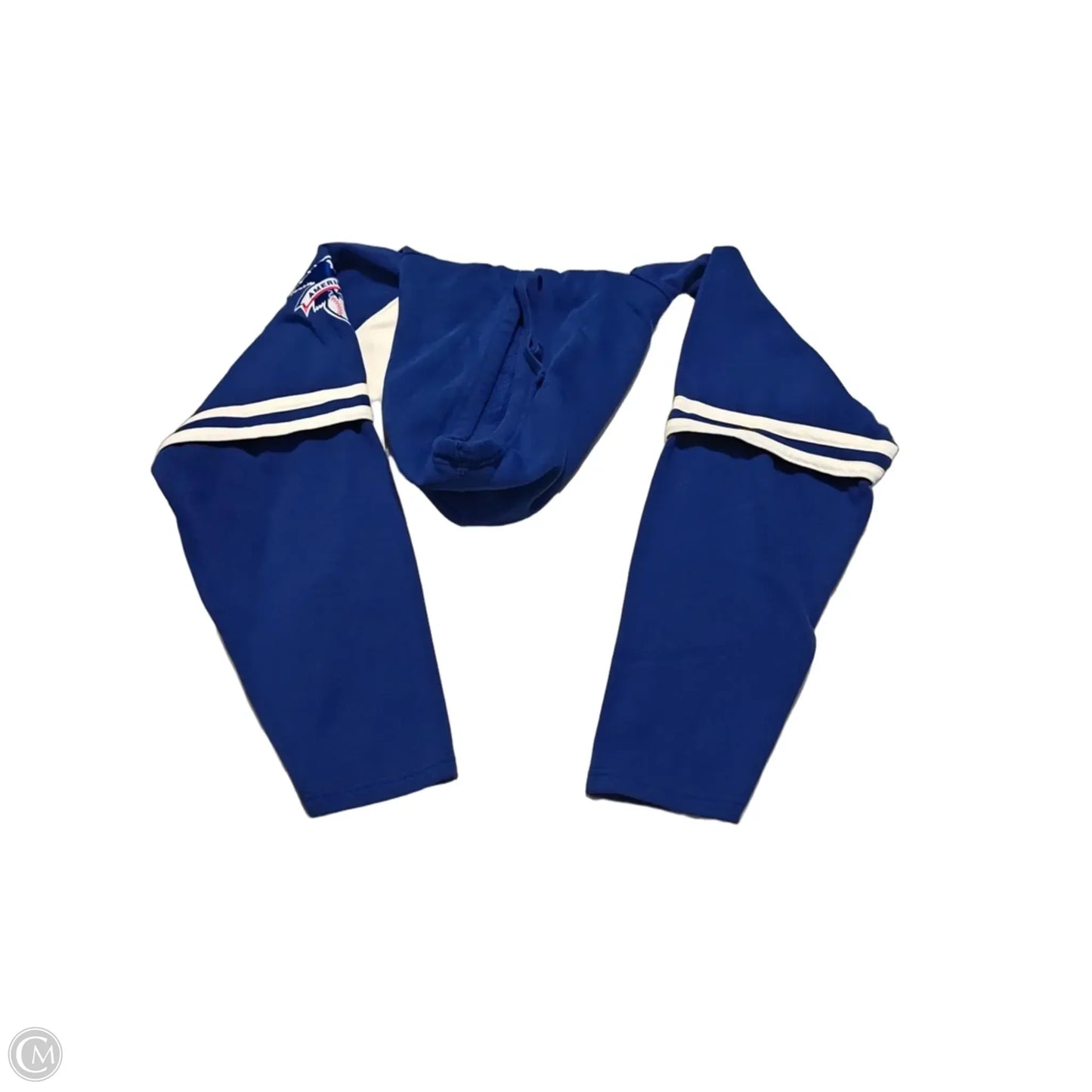 Sweatshirt Hoodie By Cmc In Blue & Cream, Size: 2x