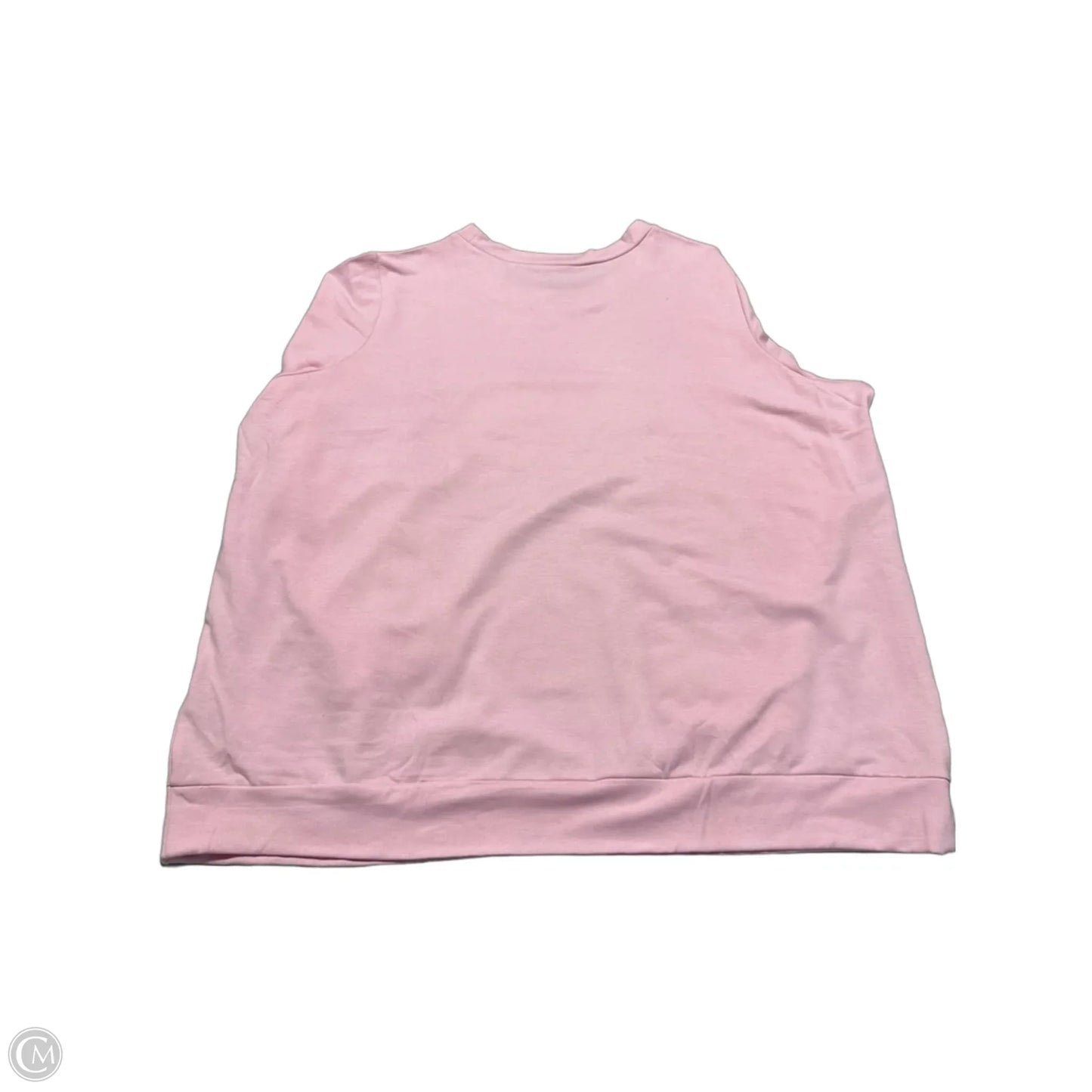 Top Long Sleeve By Romans In Pink, Size: 1x
