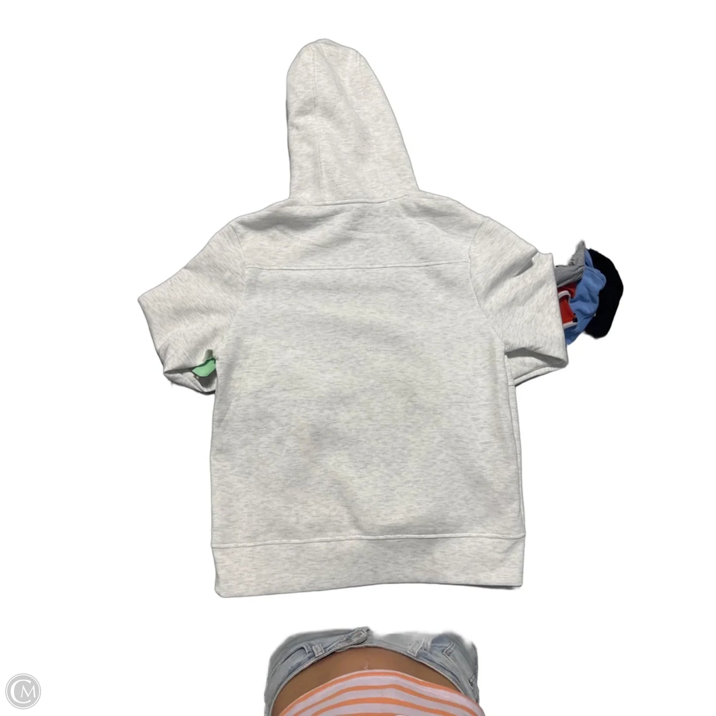Sweatshirt Hoodie By American Eagle In White, Size: S