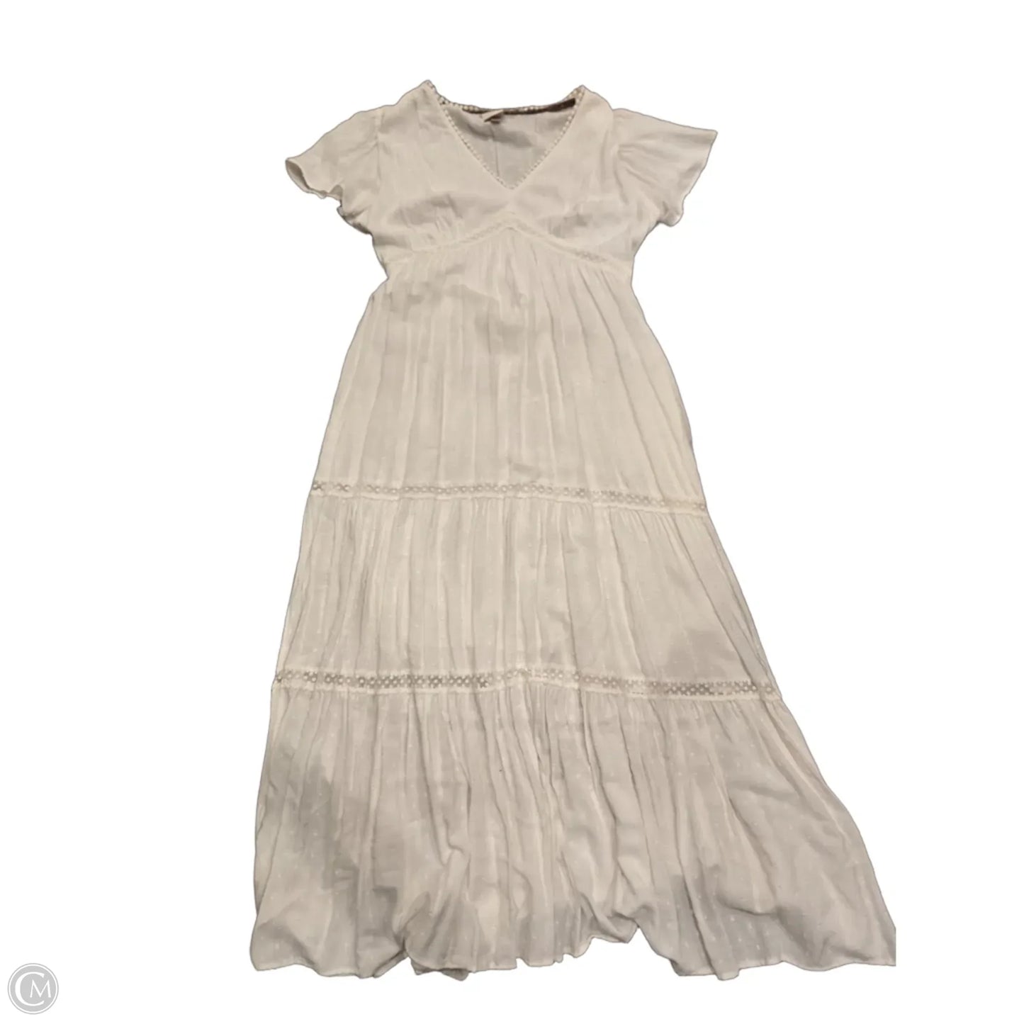 Dress Casual Maxi By Knox Rose In White, Size: L