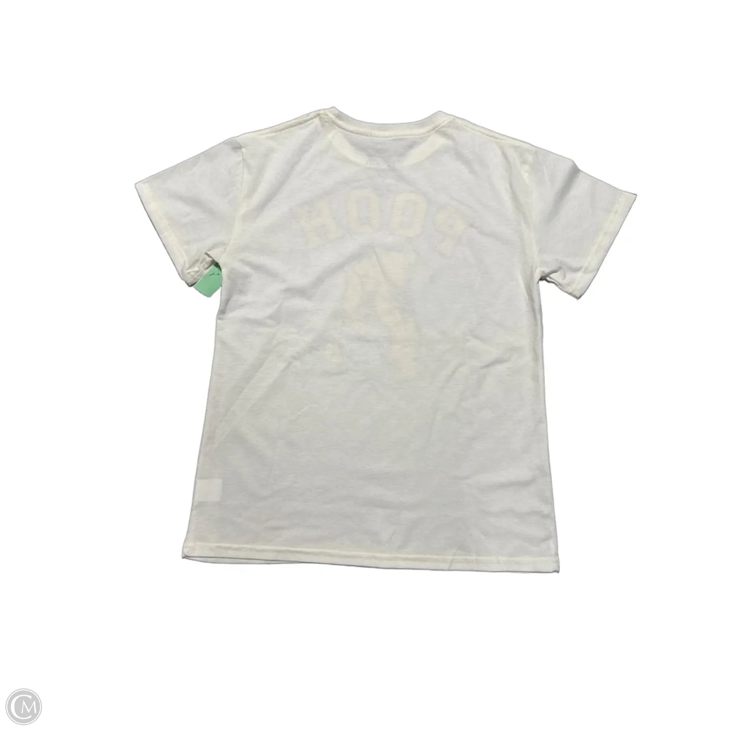 Top Short Sleeve By Cme In Cream, Size: L