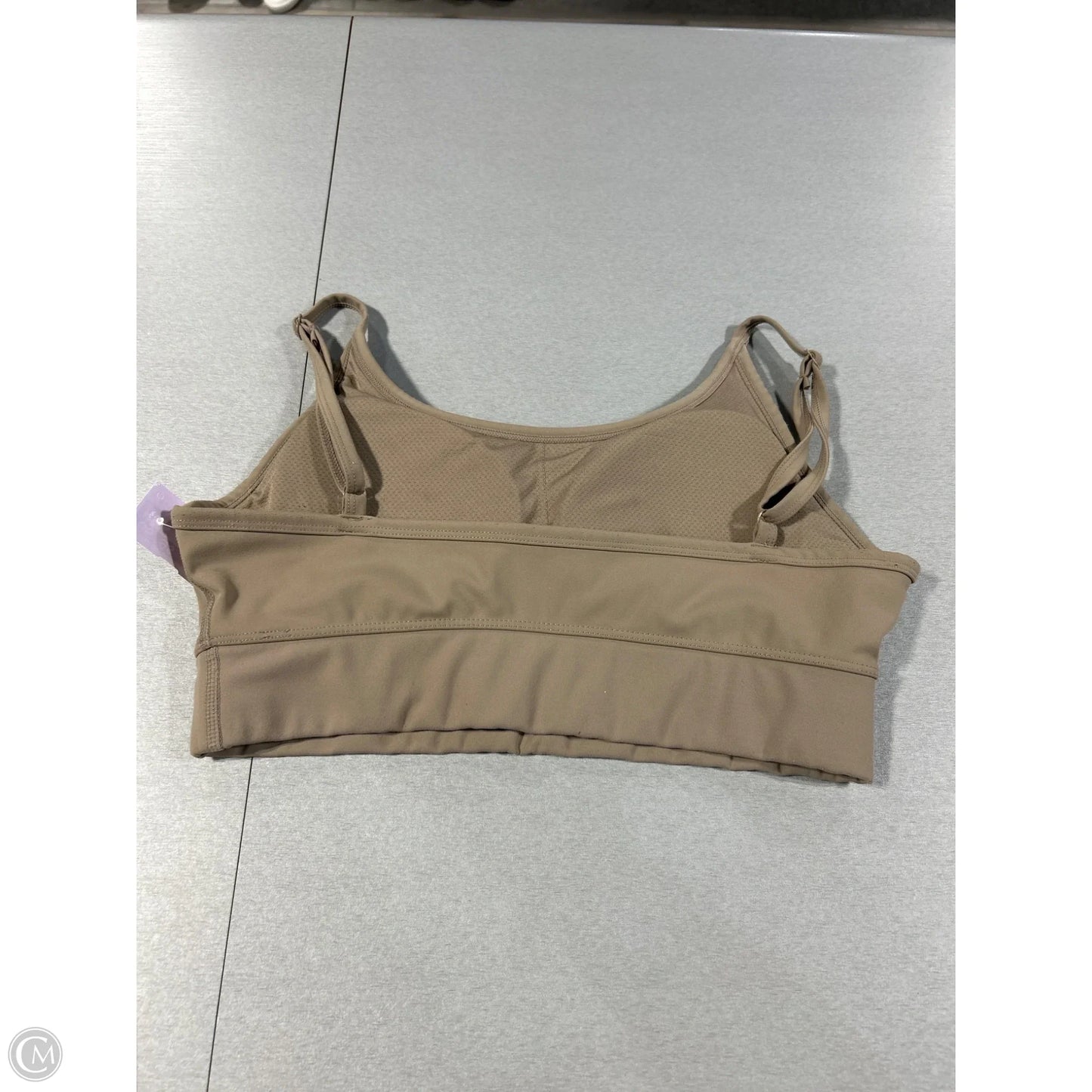 Athletic Bra By Zenana In Brown, Size: M