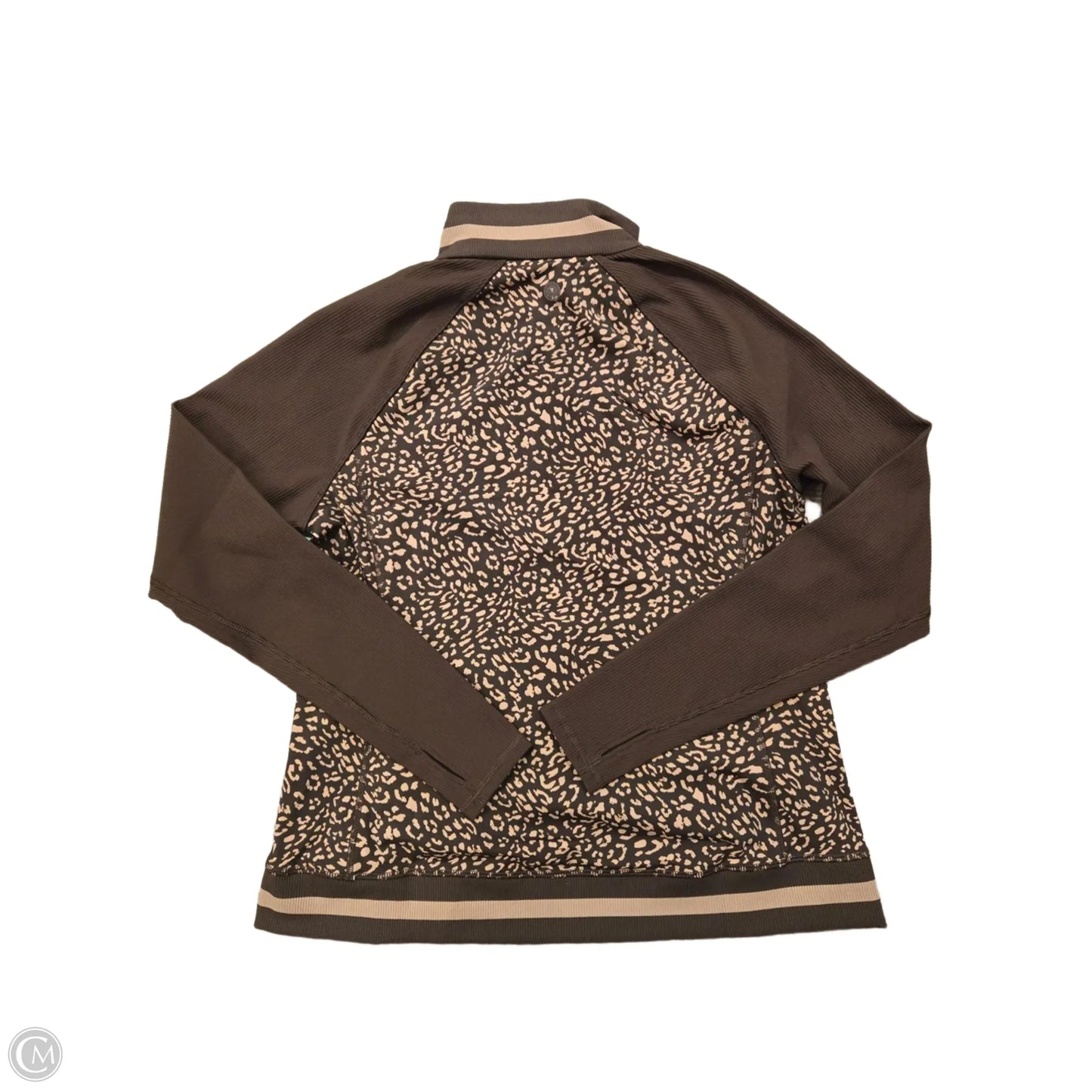 Athletic Jacket By Talbots In Brown, Size: Mp