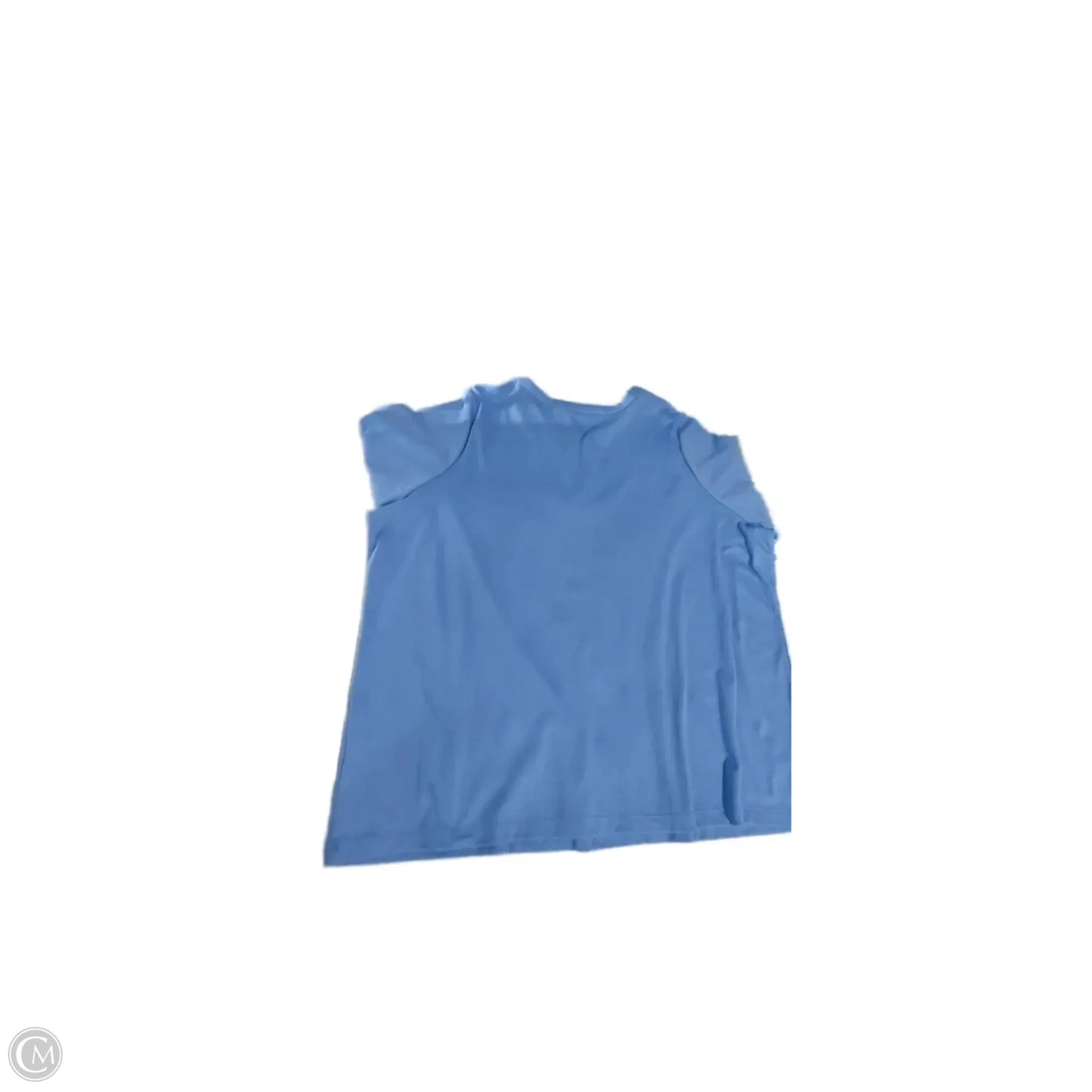 Top Short Sleeve By Lands End In Blue, Size: 3x