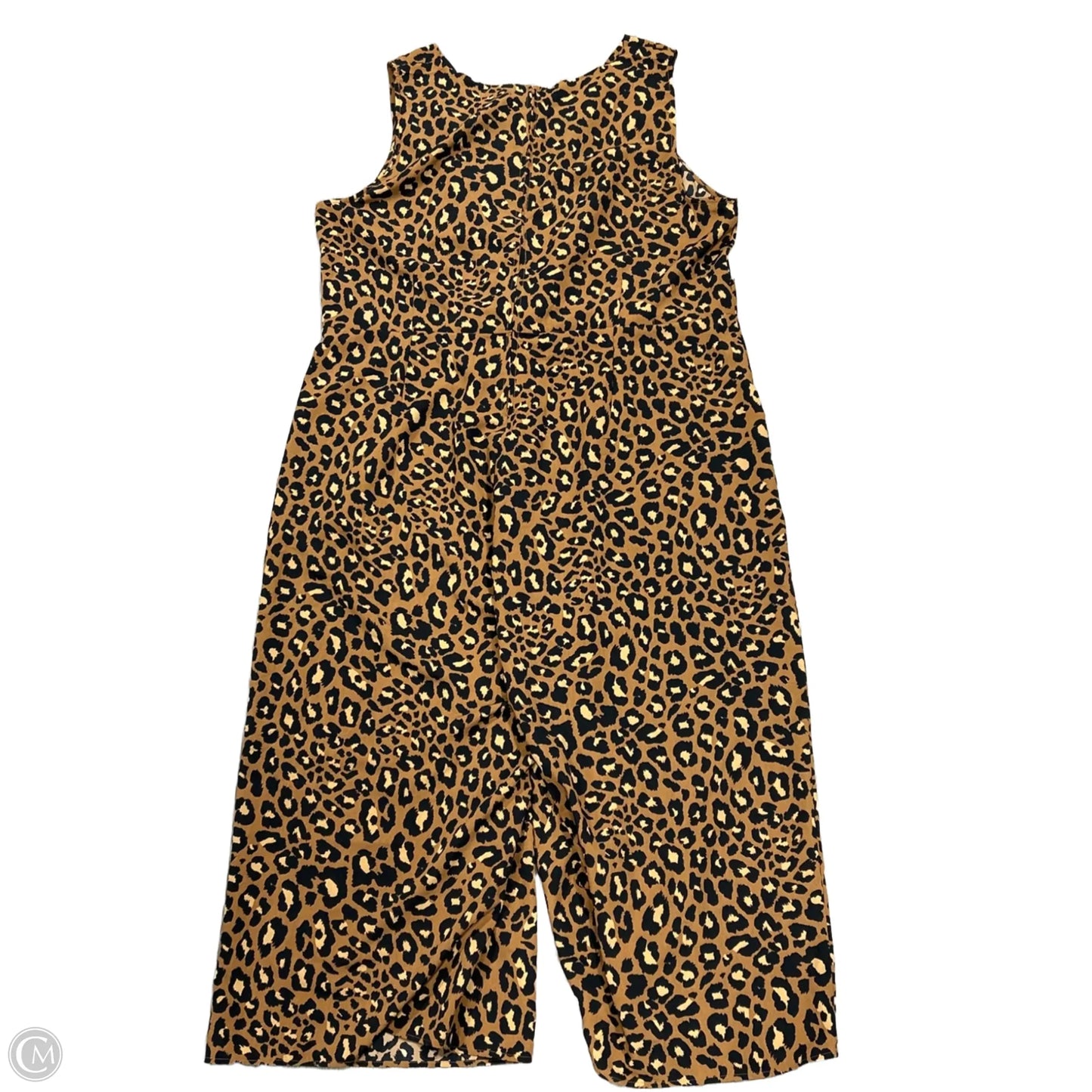 Jumpsuit By Worthington In Animal Print, Size: 2x