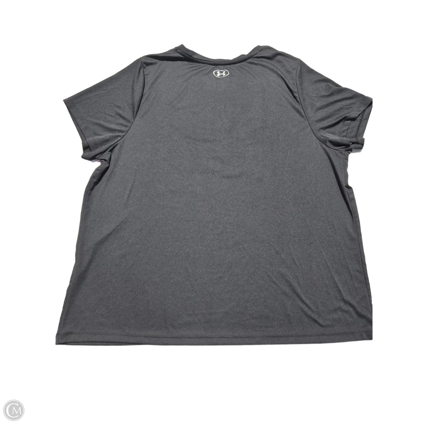 Athletic Top Short Sleeve By Under Armour In Black, Size: 2x