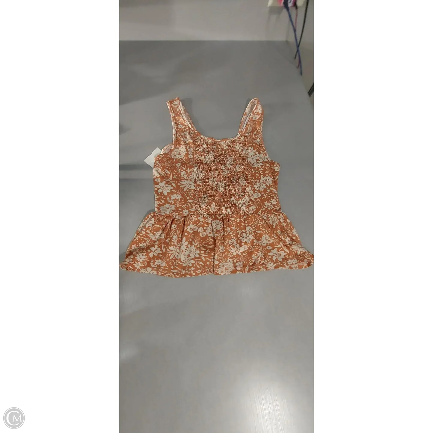 Top Sleeveless By Daytrip In Orange, Size: S