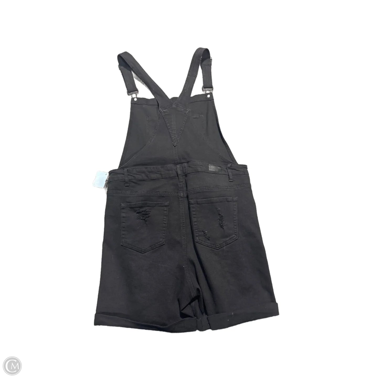 Overalls By Cme In Black Denim, Size: Xl