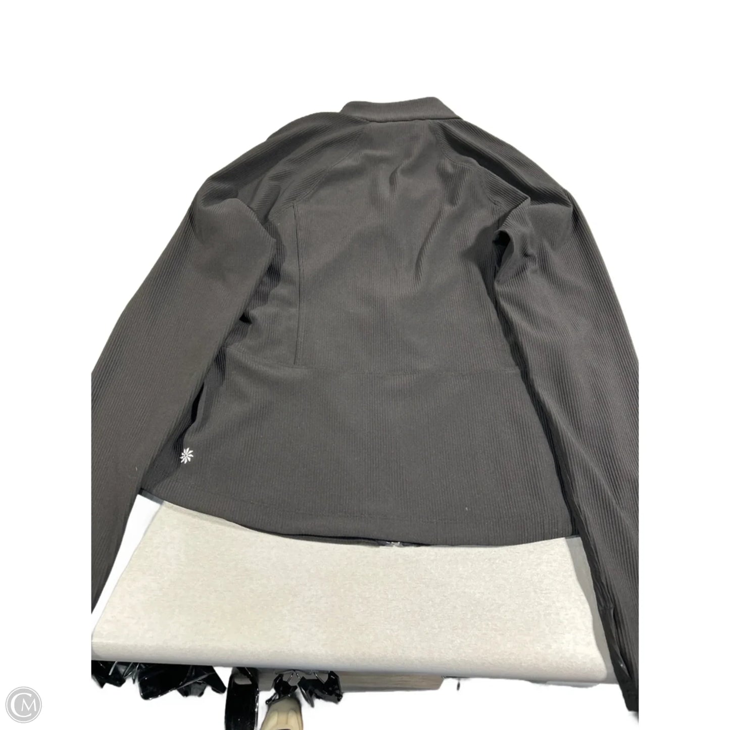 Athletic Jacket By Athleta In Black, Size: L