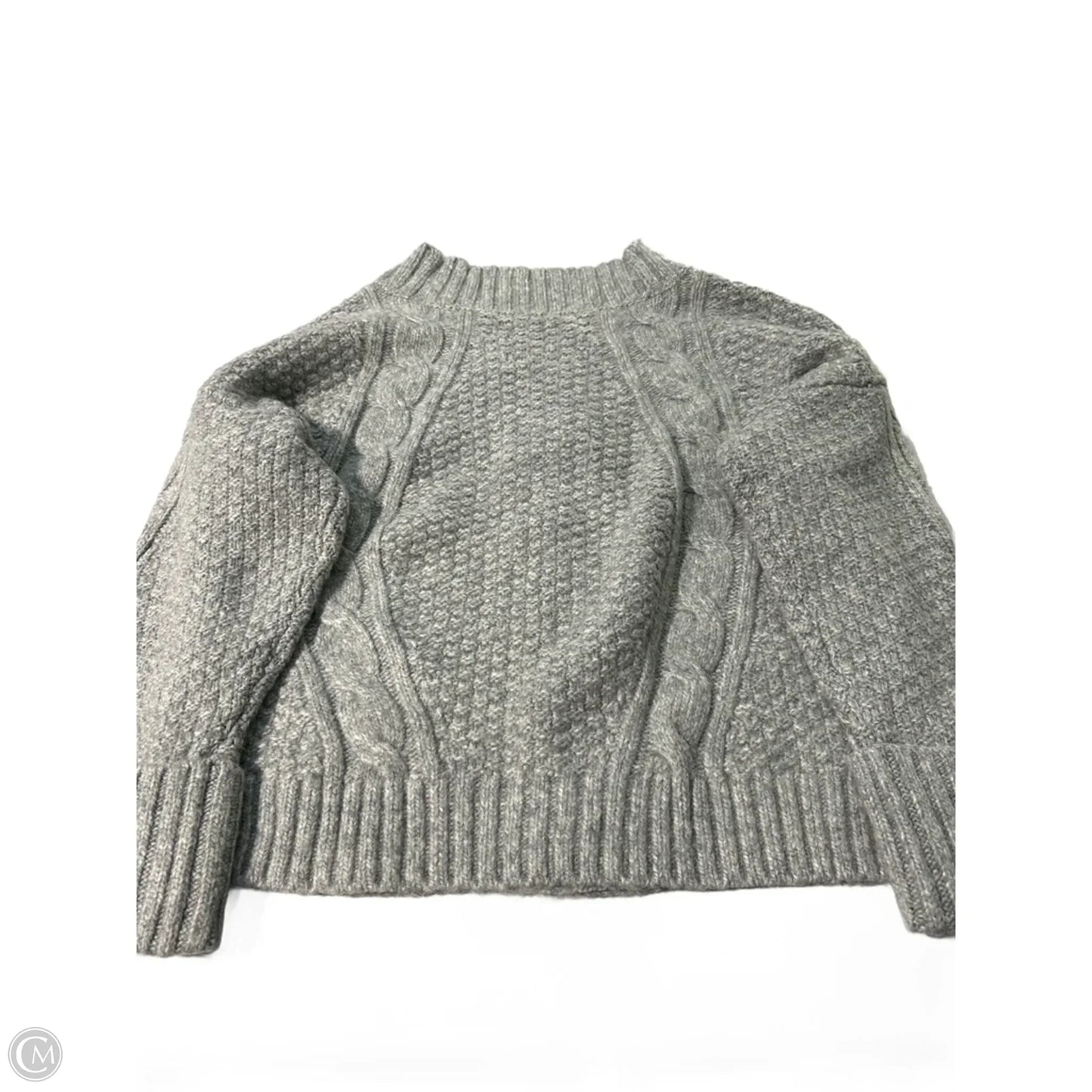 Sweater Cardigan By Abercrombie And Fitch In Grey, Size: M