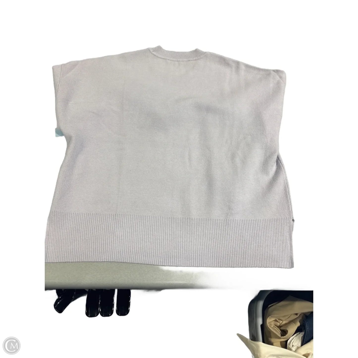 Top Long Sleeve By Abercrombie And Fitch In Purple, Size: M