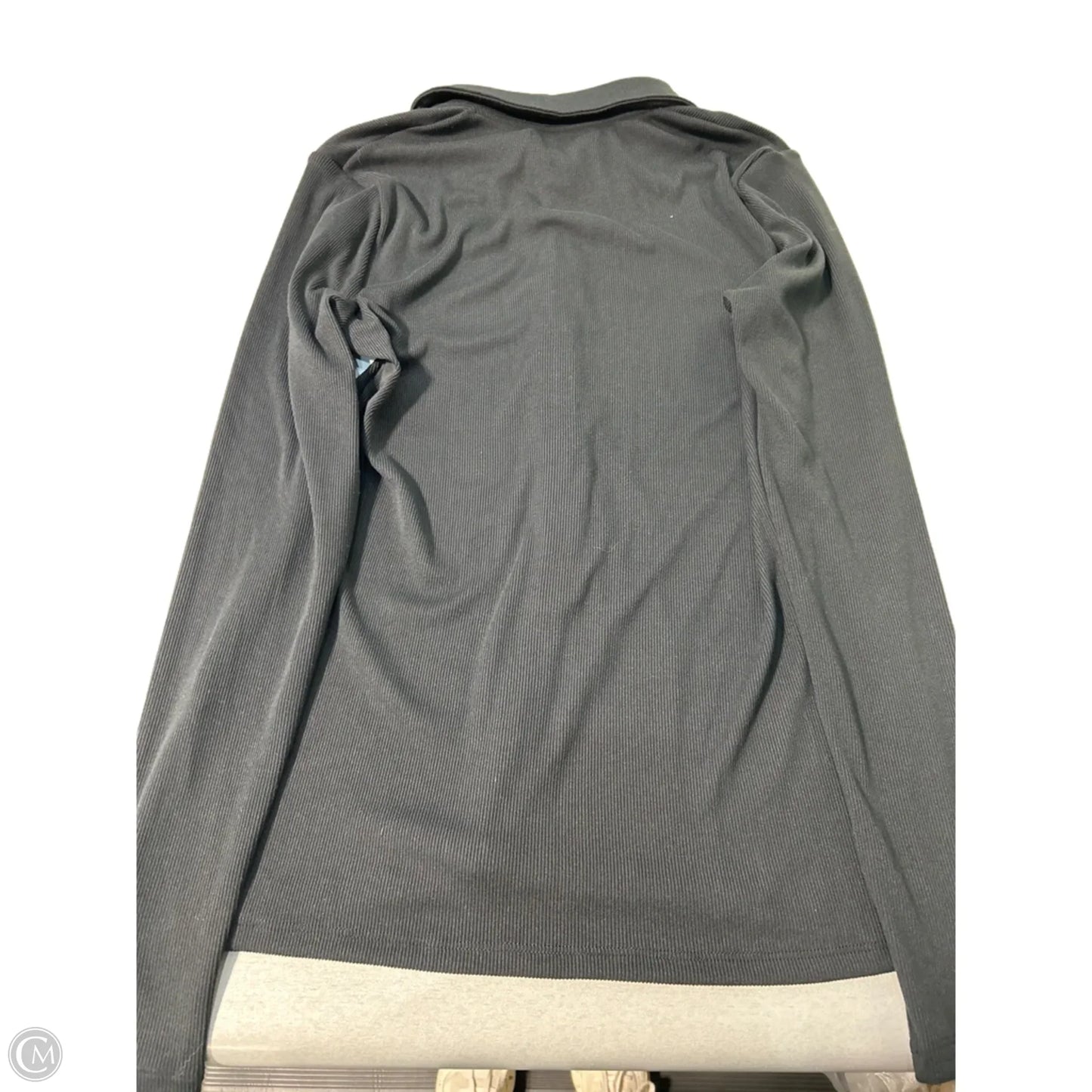 Top Long Sleeve By Abercrombie And Fitch In Black, Size: M