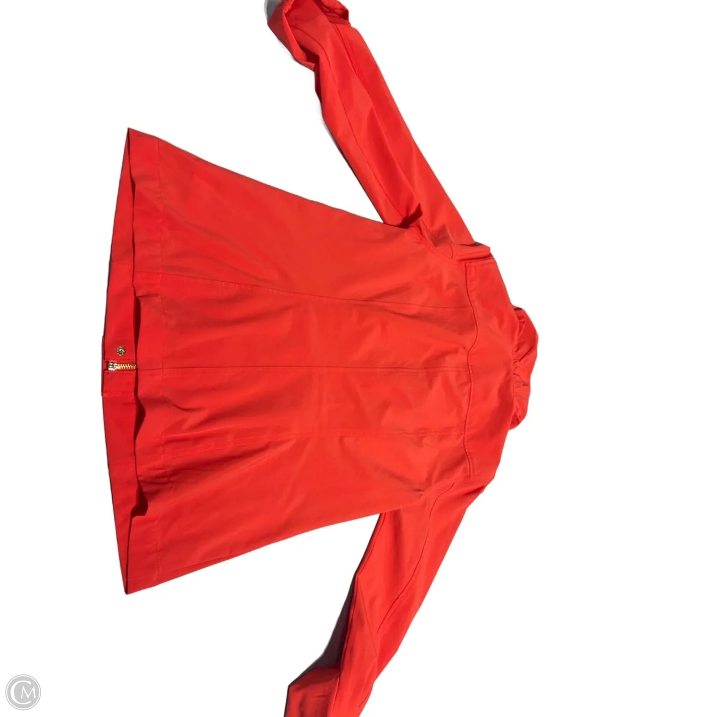 Jacket Windbreaker By Laura Ashley In Coral, Size: S