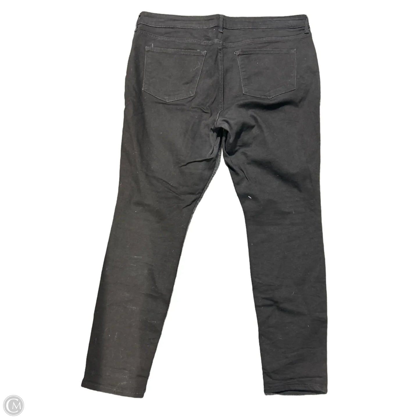 Jeans Skinny By Old Navy In Black Denim, Size: 16