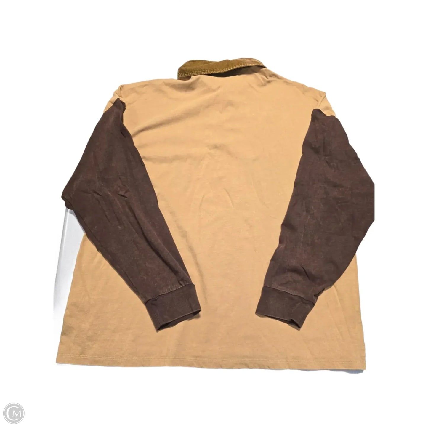 Top Long Sleeve By No Boundaries In Brown, Size: Xl
