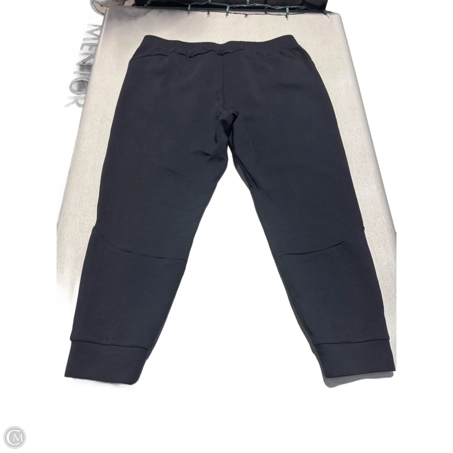 Athletic Pants By Under Armour In Black & Blue, Size: Xl