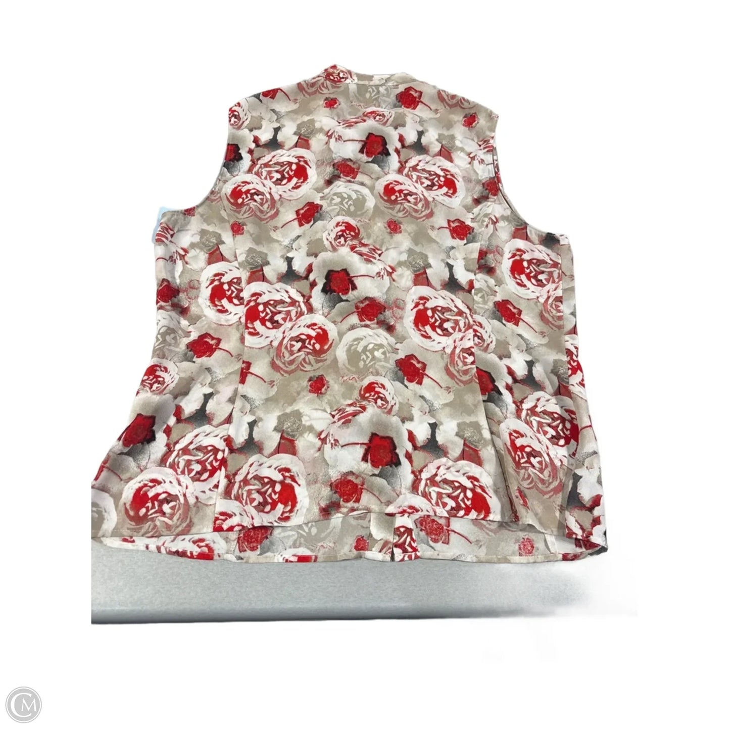 Tank Top By Tahari In Floral Print, Size: Xl