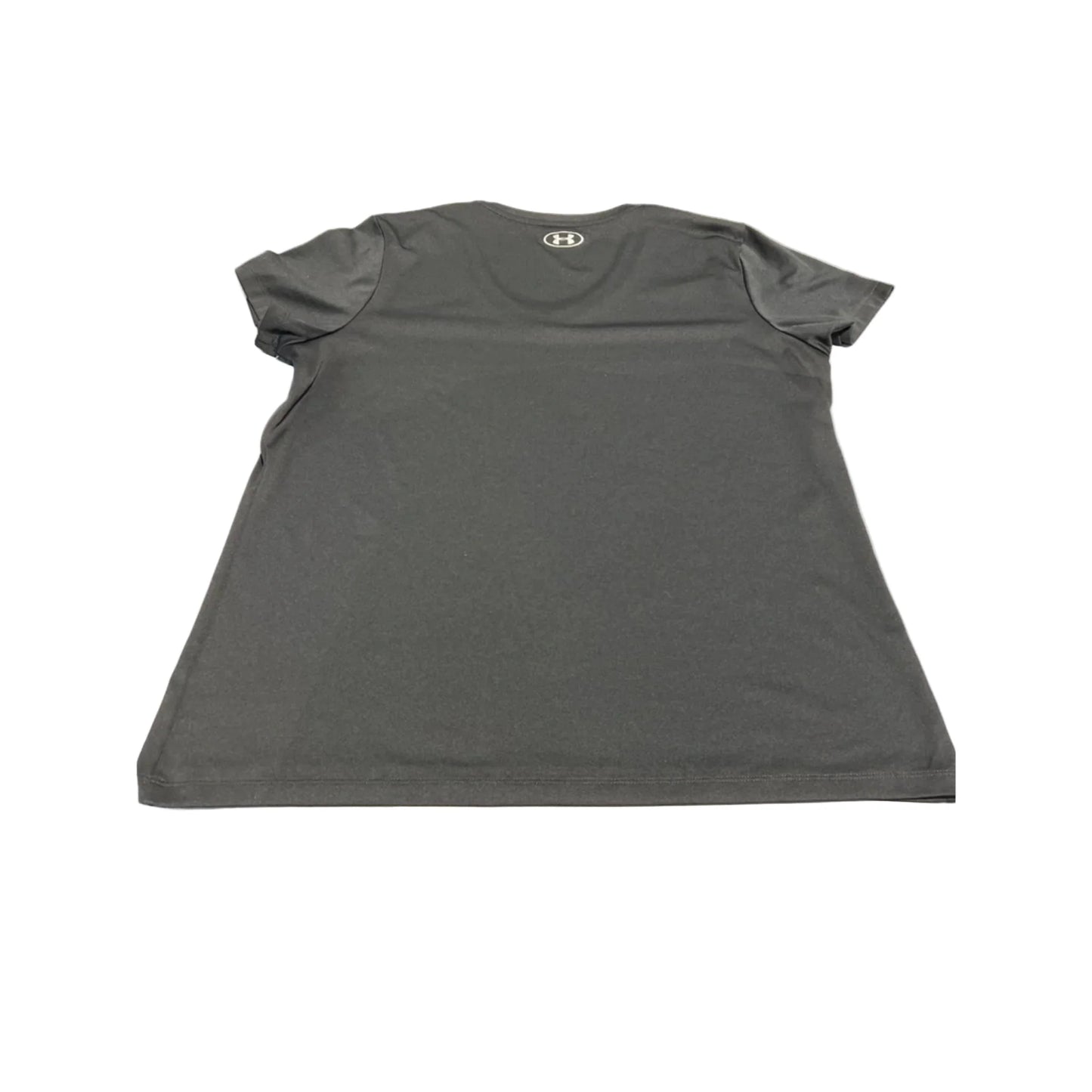 Athletic Top Short Sleeve By Under Armour In Black, Size: Xl